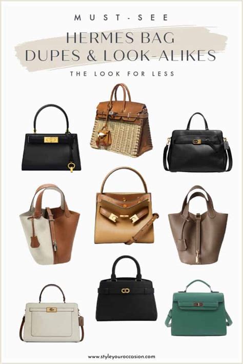 dupe hermes bag|hermes kelly look alike bag.